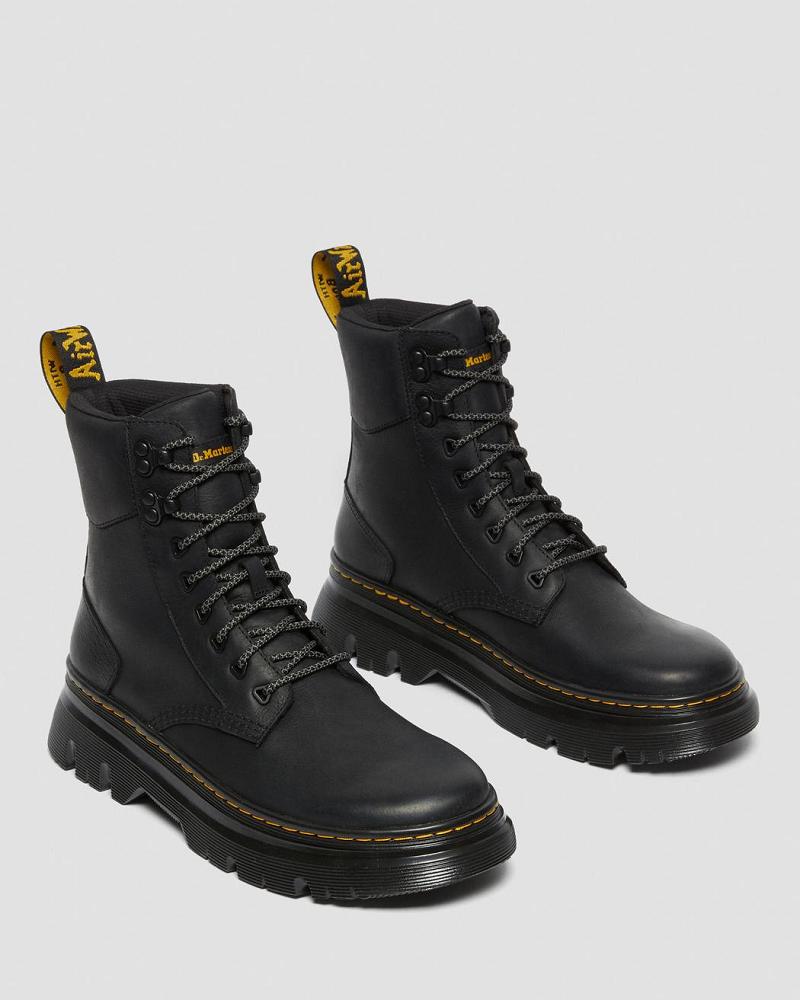 Dr Martens Tarik Wyoming Leren Utility Vrijetijdslaarzen Heren Zwart | NL 332LIS